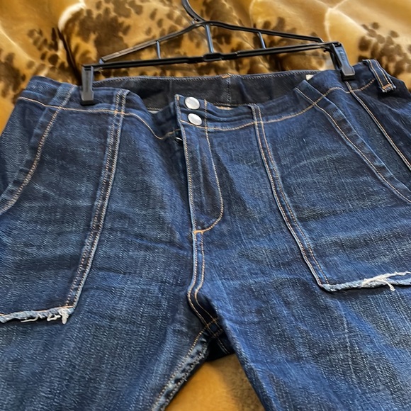 Rag &Bone Denny High Rise Skinny Cropped Dark Wash Ankle Jeans size 30 - Picture 5 of 9